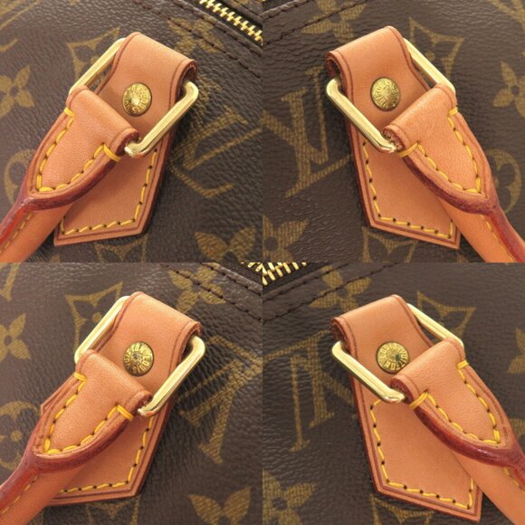 LOUIS VUITTON Authentic Brown Monogram Speedy 40 Boston Bag - Picture 10 of 11